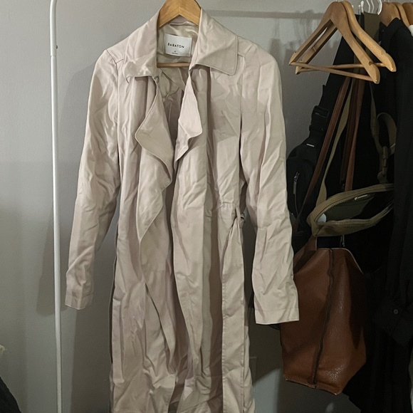Babaton Cream Trench/Duster Coat [will steam if bought] - Picture 1 of 4